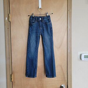Old Navy 7 Slim Straight Dark Blue Jeans Kids